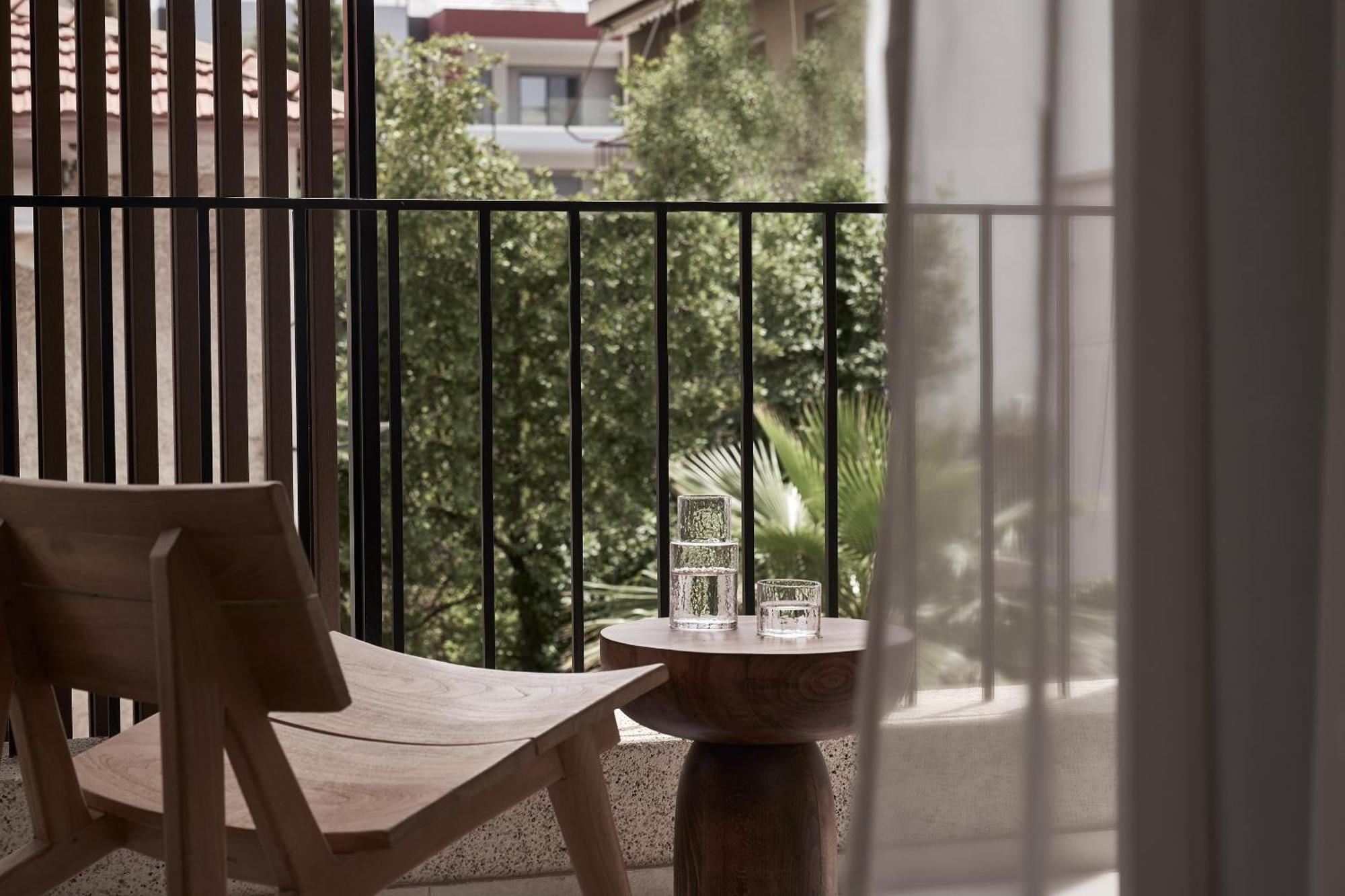 The Newel Psychiko 호텔 아테네 외부 사진 3D rendering of a balcony