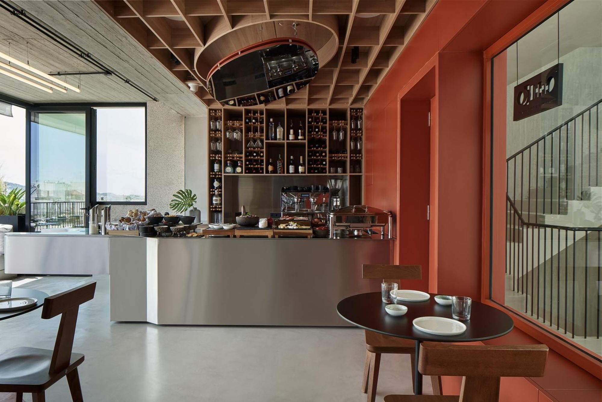 The Newel Psychiko 호텔 아테네 외부 사진 The kitchen at the restaurant